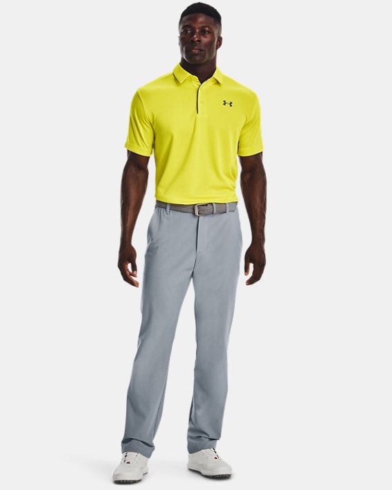 Men's UA Tech™ Polo, Yellow, pdpMainDesktop image number 2